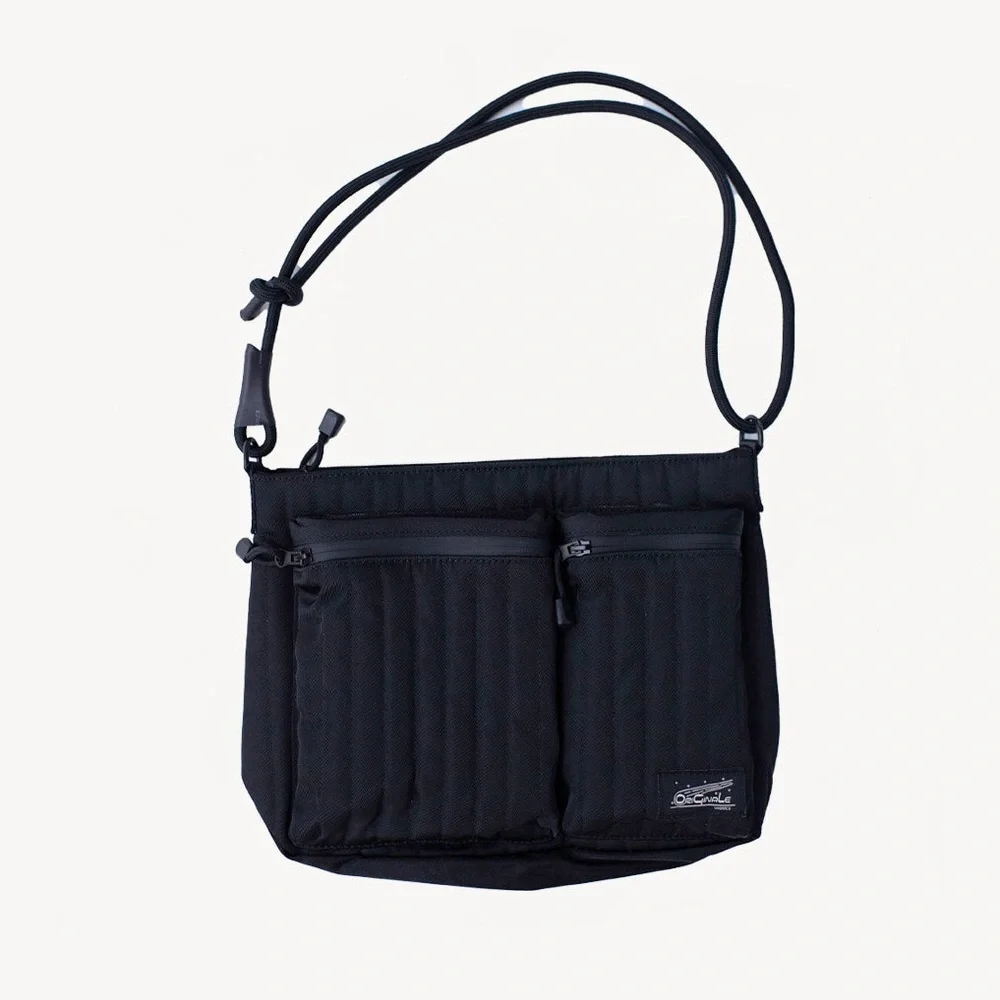 NWOT Originale Works Black Quilted Millie Messenger Bag
